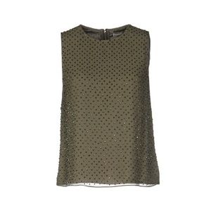 Alice+Olivia
Green Ana Beaded Silk Top Size 4